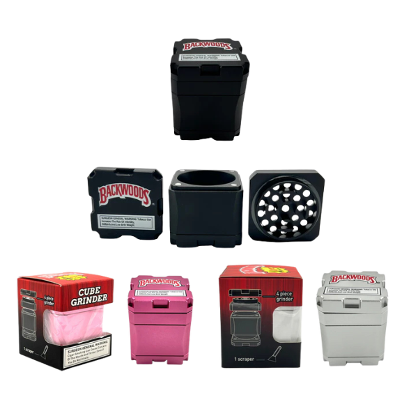 Backwood Cube 4pc Grinder / Assorted